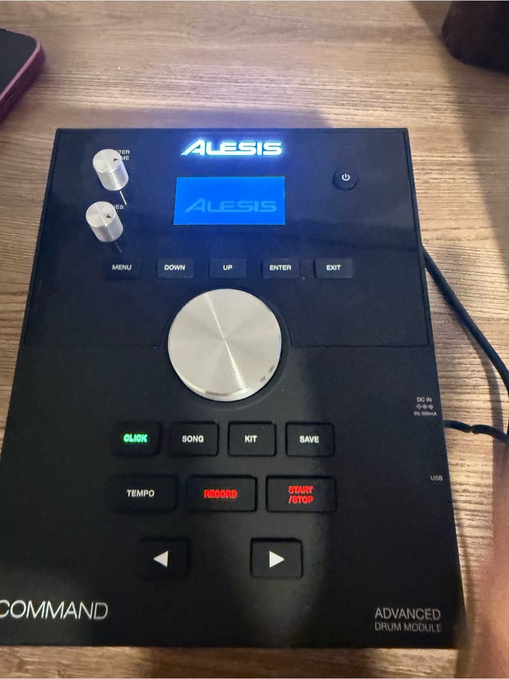 Alesis Command Advanced Drum Module Cables Power Adapter Not Tested For Parts - Picture 3 of 10